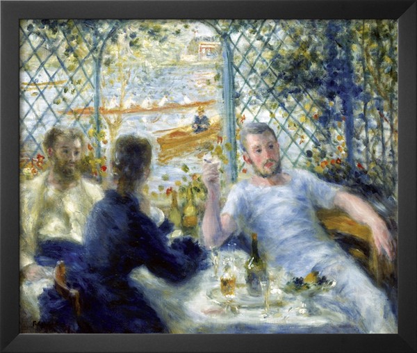 Lunch at the Restaurant Fournaise - Pierre Auguste Renoir Painting
